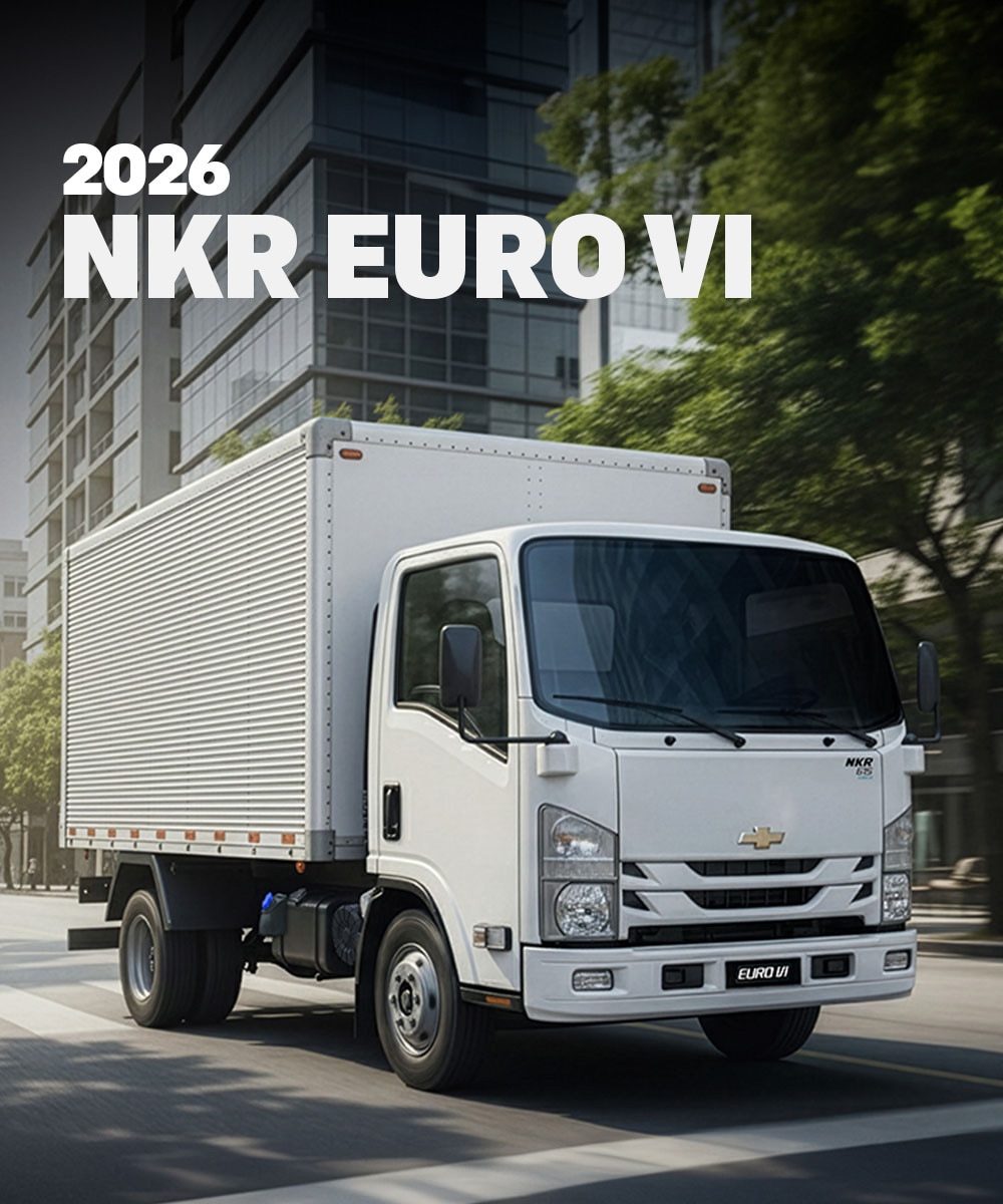 Camión Chevrolet NKR Euro VI 2026 para transporte urbano
