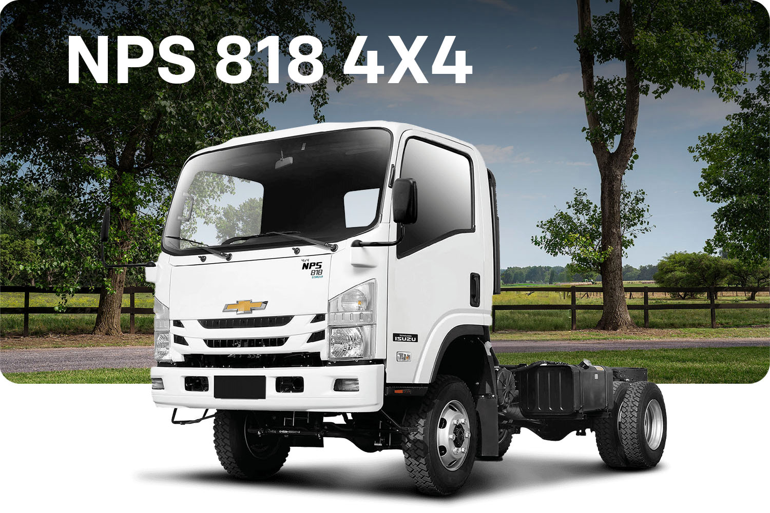 Chevrolet NPS 4X4, tracción para trabajos duros