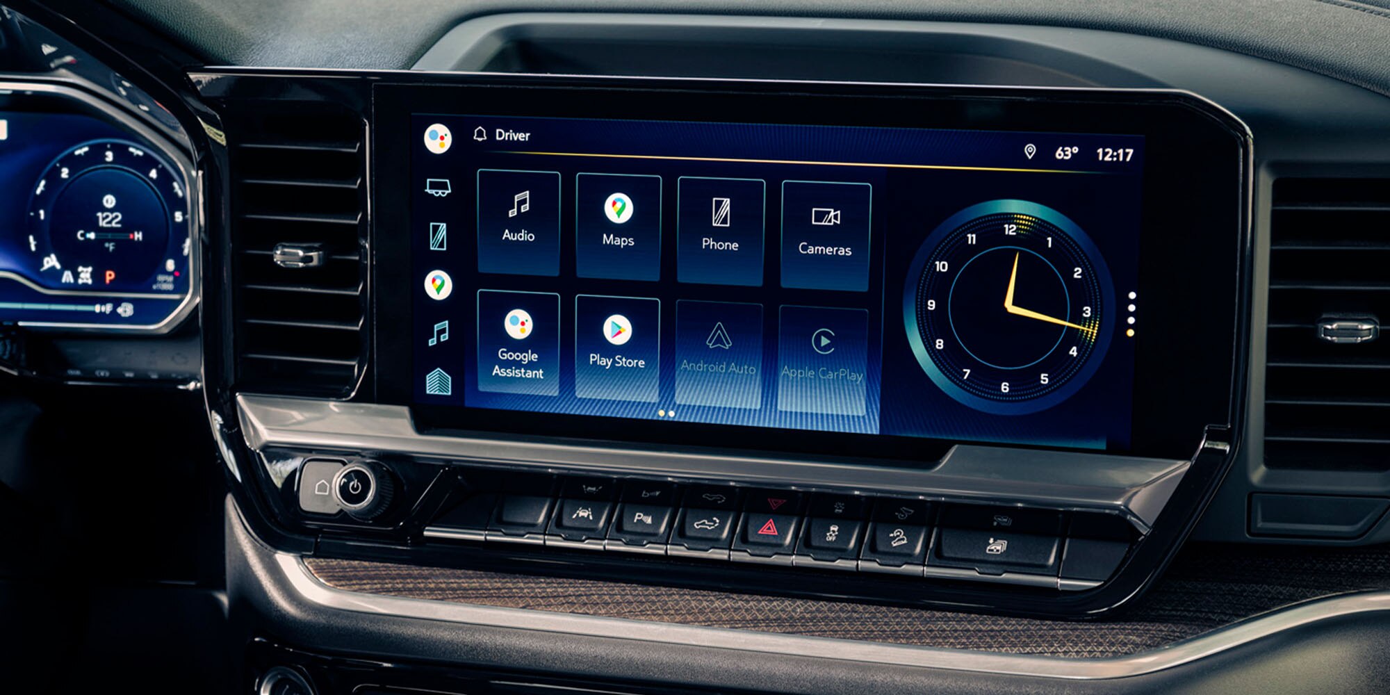 Pantalla central táctil