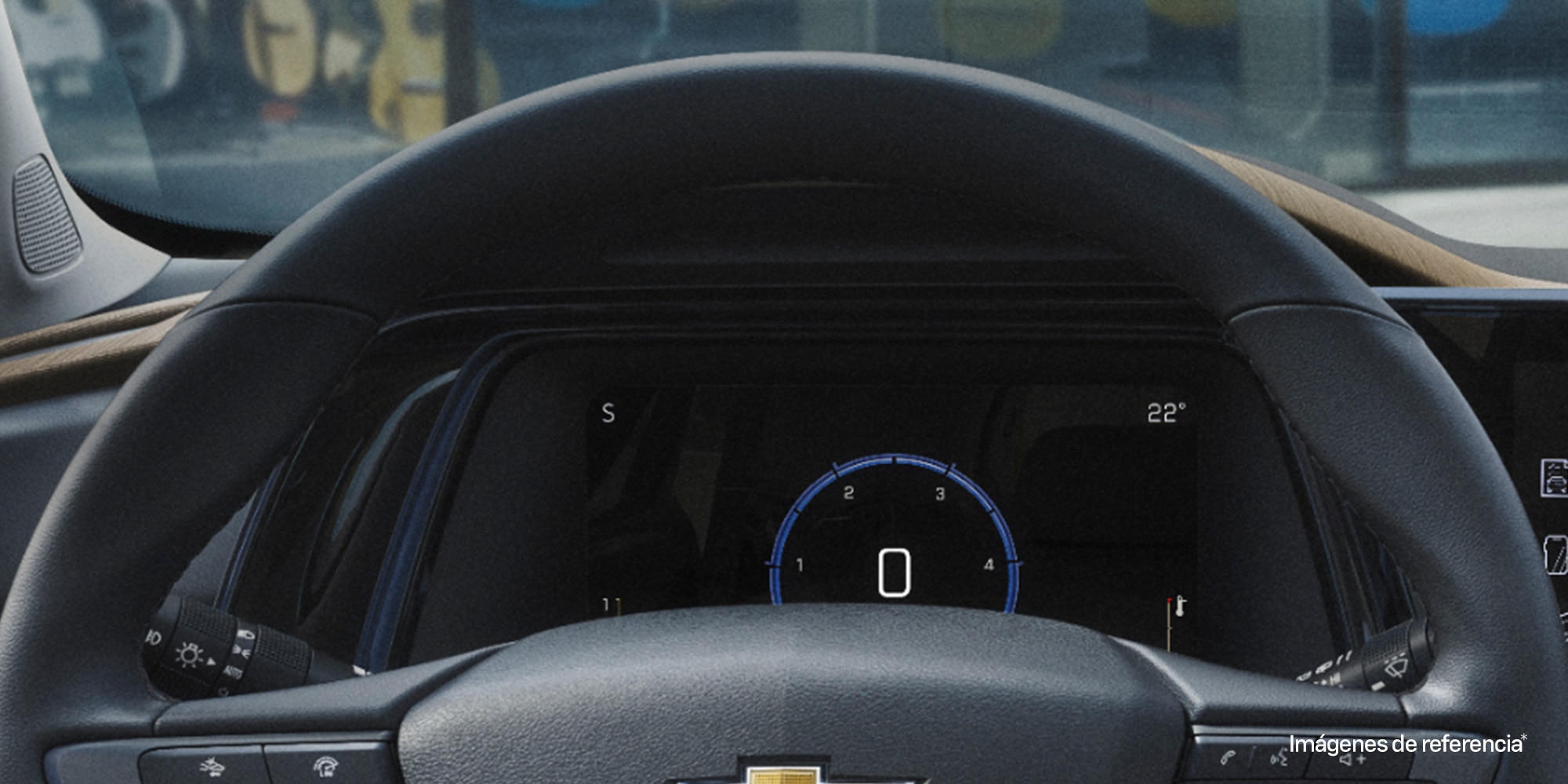 Vista del clúster digital de la Chevrolet Tracker 2026